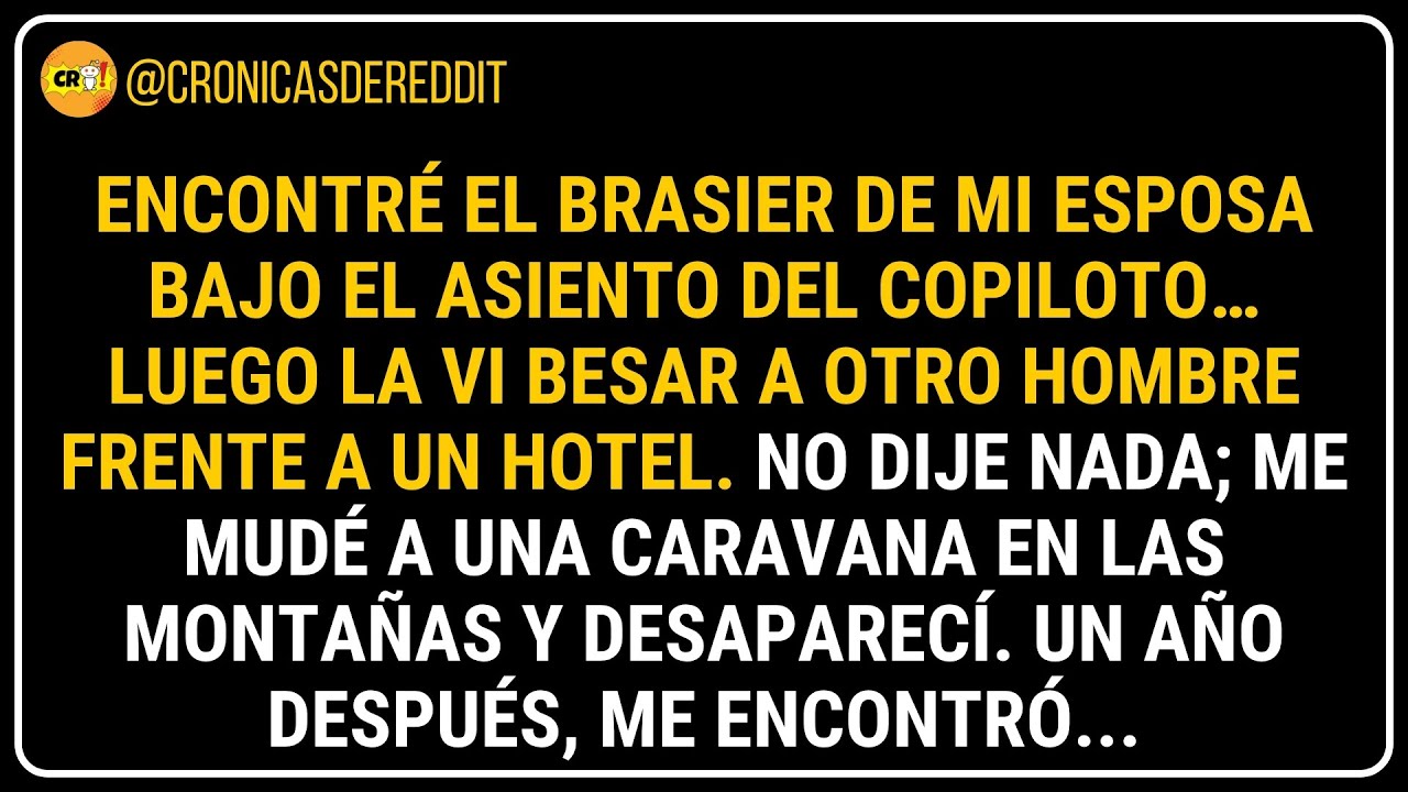 Encontré el BRASIER de mi ESPOSA bajo el ASIENTO del copiloto… luego la vi ... 😔 Historias de Reddit