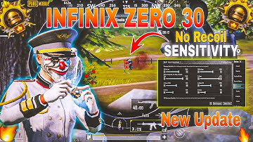 INFINIX ZERO 30 BEST SENSITIVITY // PUBG MOBILE NEW BEST SENSITIVITY INFINIX MOBILE UPDATE 3.5