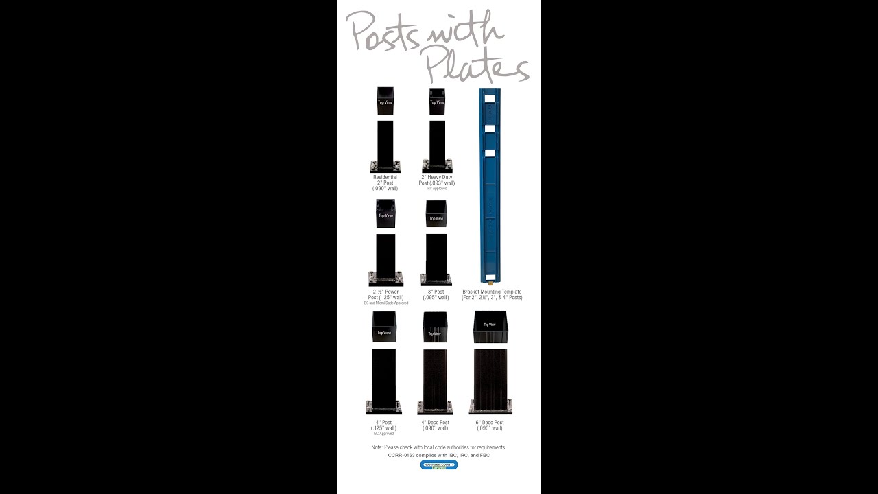 Westbury® Aluminum Railing Post Leveling After Installation YouTube