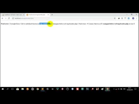 php mysql_connect  Update 2022  How to fix Call undefined function stack trace: #0 {main}