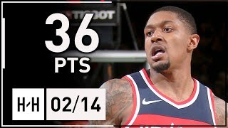 Bradley Beal All-STAR Full Highlights Wizards vs Knicks (2018.02.14) - 36 Points, 7 Ast, 5 Reb