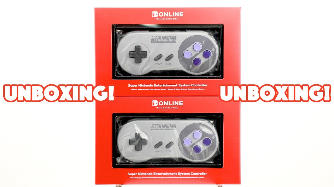 Unboxing : Manette SNES Nintendo Switch Online