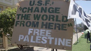 Free Palestine Encampment at USFCA