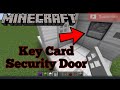 How to make security key card door in minecraft  technical gaming king