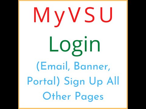 How To Myvsu Login Easily