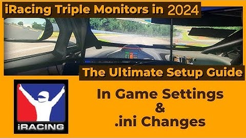 Triple the fun! How to set up triple monitors on iRacing in 2024
