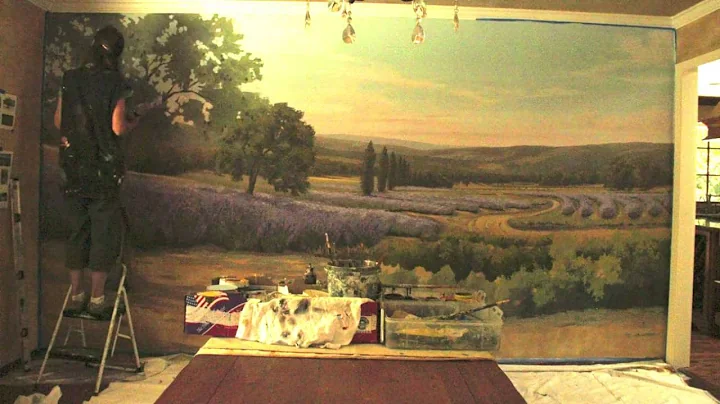 Mural: Lavender Fields Forever