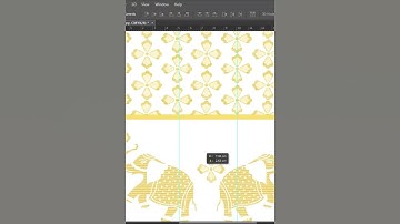 Repeat pattern with border in photoshop #ytshort #textile