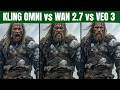 Kling Omni 3 vs Veo 3.1 vs Wan 2.7 | Image to Video Side by Side Analysis