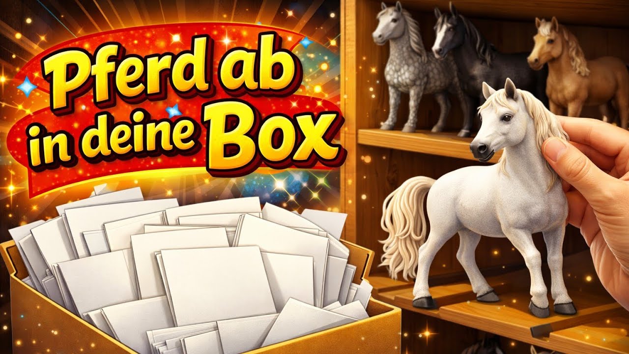🐎Pferd ab in deine Box mit Zetteln🐎 ||Schleich