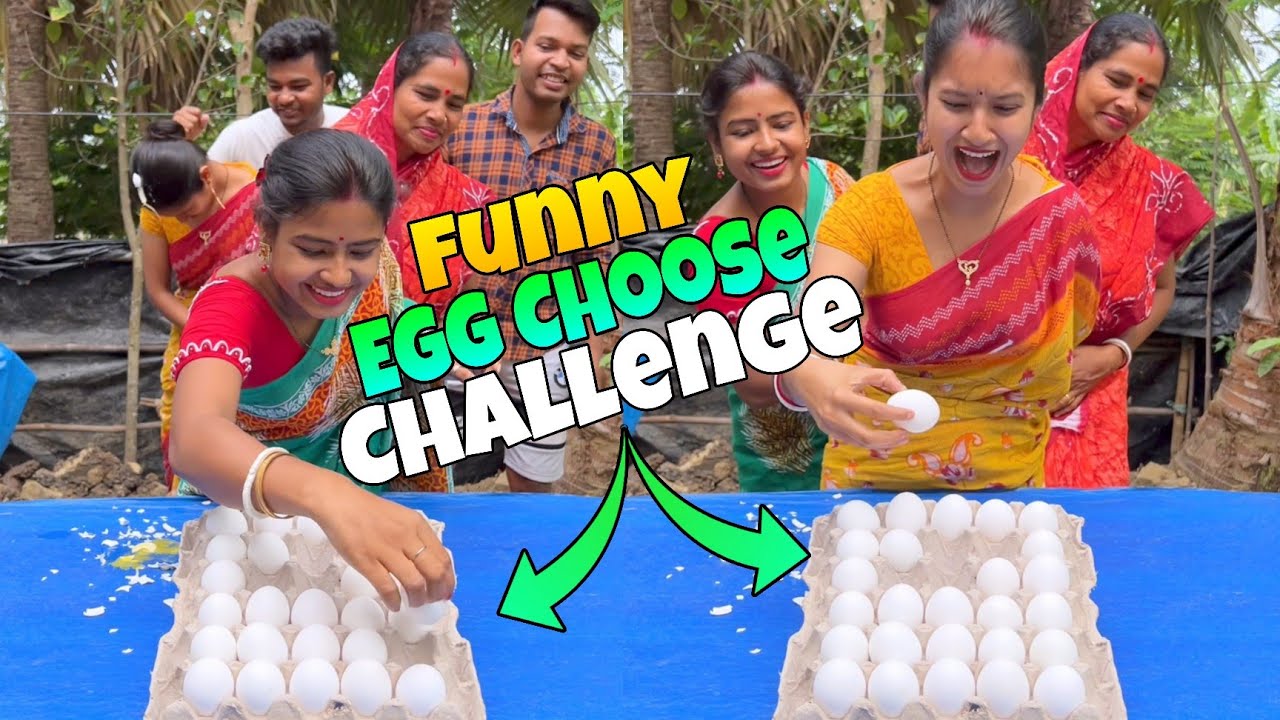Egg Choose Rights Wrong Funny Challenge with Family