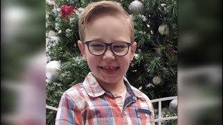 Legally blind 5-year-old boy left behind in school van, police say