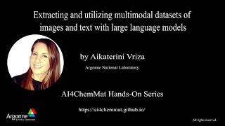 Extracting and utilizing multimodal datasets of images and text with large language models