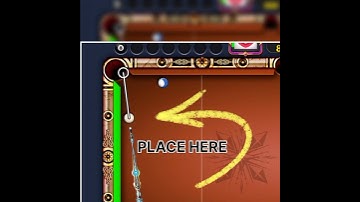 Learn 8 ball pool curve trickshot 🔥👆 #8ballpool