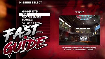 BLACK OPS 1 HOW TO UNLOCK FIVE & DEAD OPS ARCADE FAST GUIDE | BLACK OPS 1