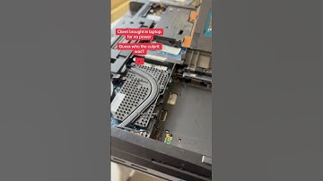 Client brought in laptop for no power. Guess who the culprit was? #ComputerRepair #LaptopRepair