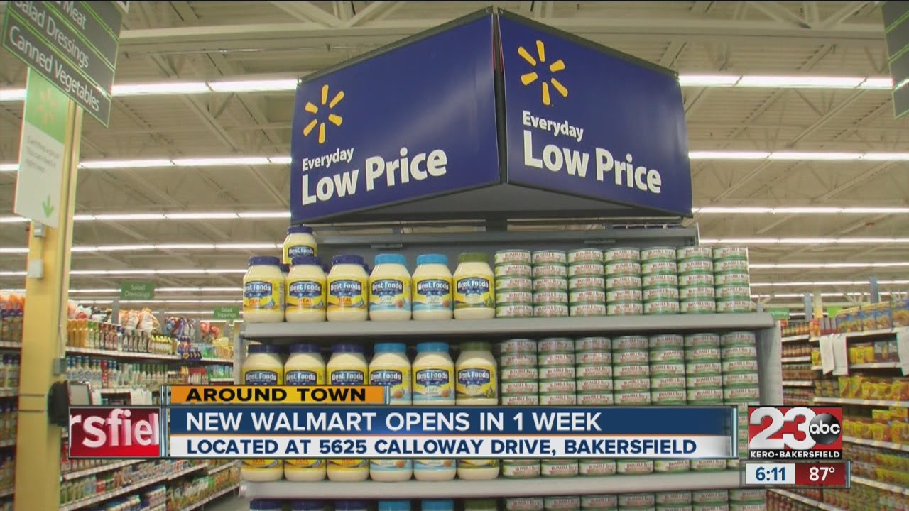 New WalMart opens in one week - YouTube