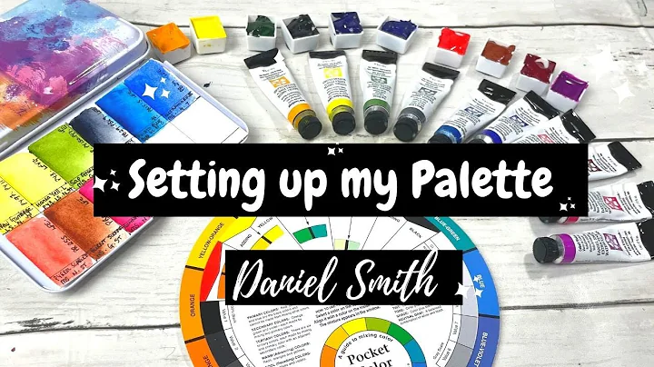 How to create a watercolour palette | Daniel Smith watercolors & swatches