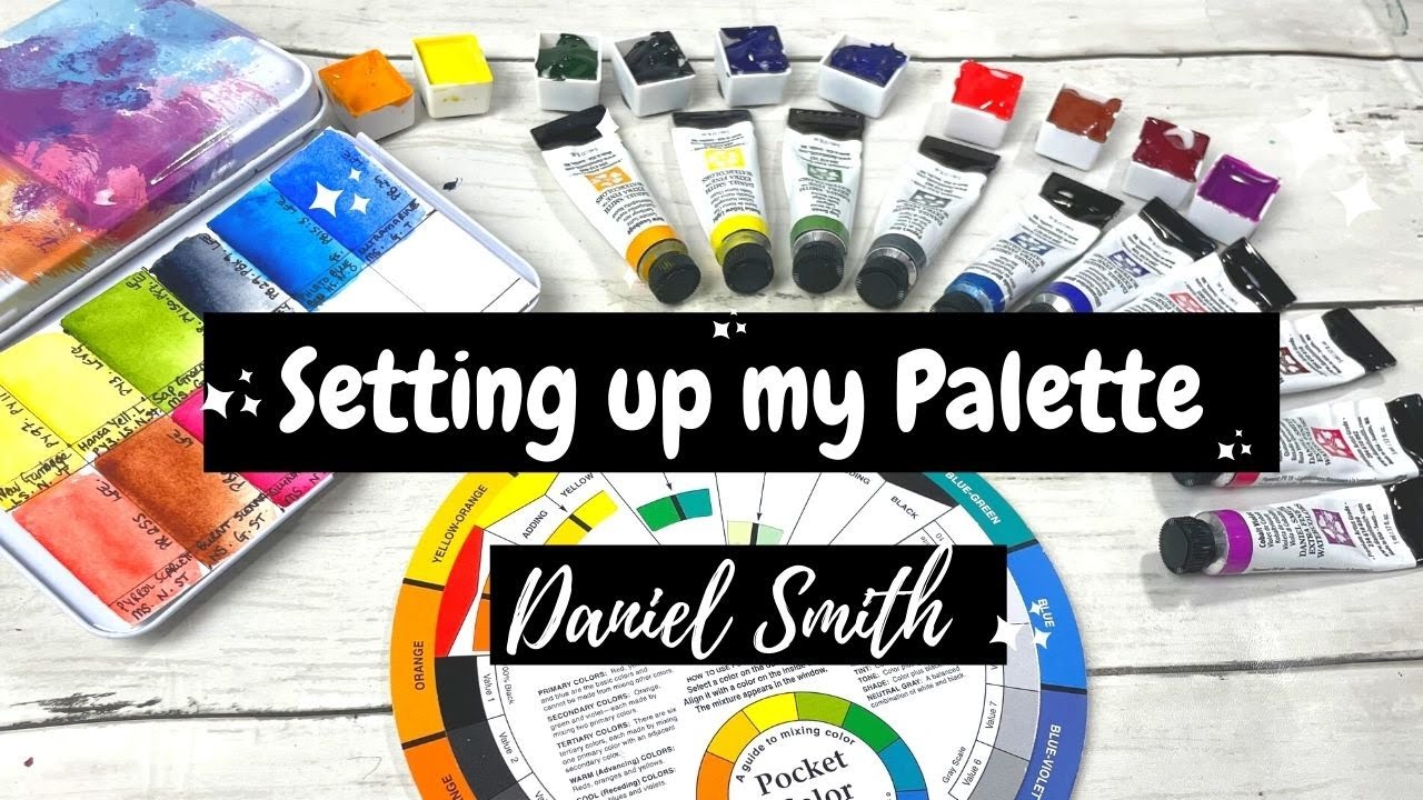 How to create a watercolour palette | Daniel Smith watercolors & swatches