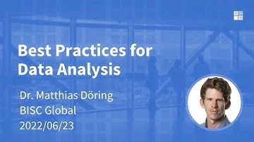 Best Practices for Data Analysis