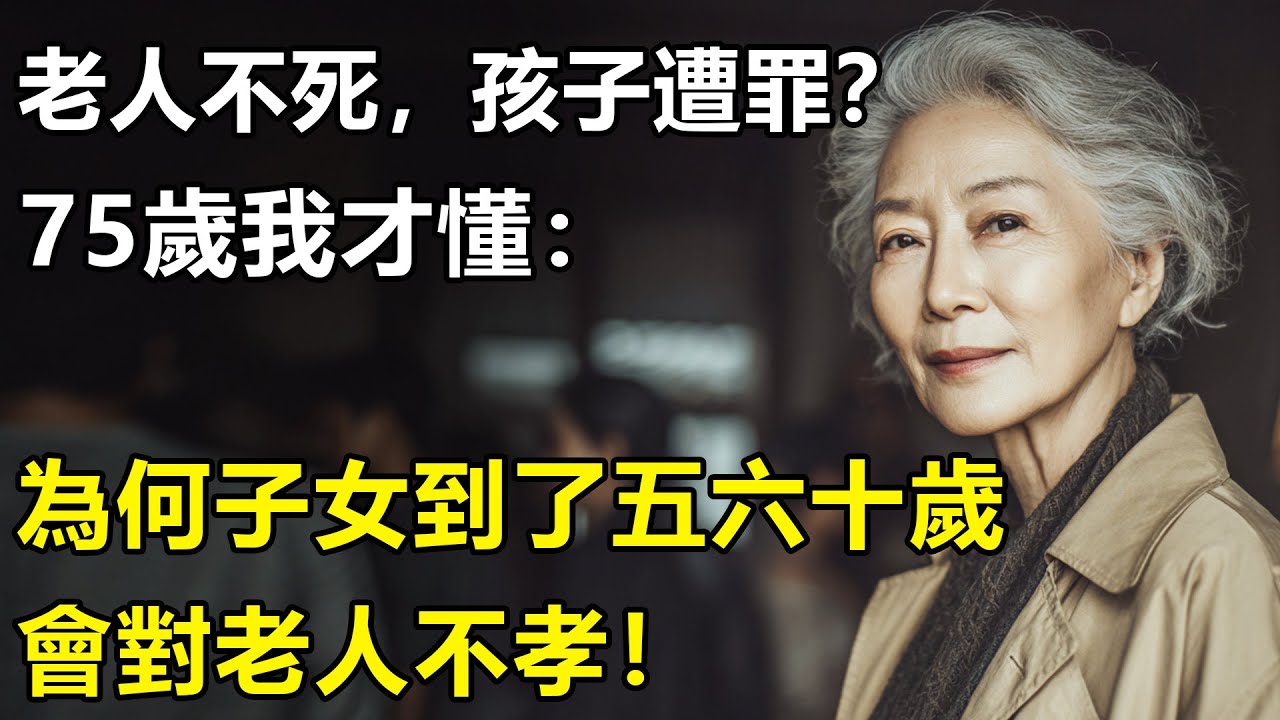 老人不死，孩子遭罪？75歲我才懂：為何有些子女到了五六十歲後，會慢慢對老人變得不孝了！【情感|養老|幸福生活】