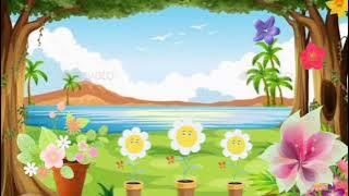Background Video Pembelajaran Kreatif Ada Bunganya