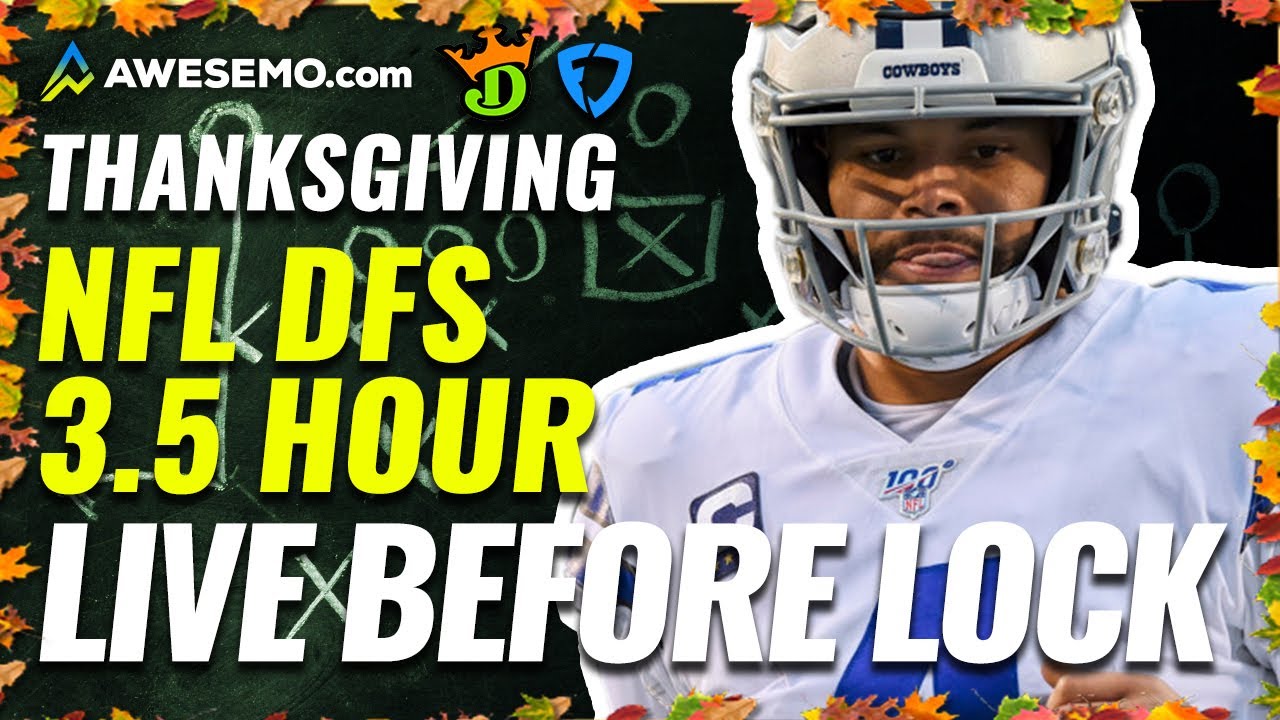 DraftKings NFL: Thanksgiving Day DFS fantasy football values