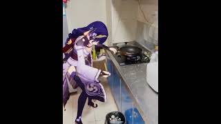 Raiden Shogun can’t cook the egg - (Genshin Impact)