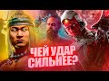 У кого из супергероев/злодеев сильнейший удар? Марвел и т.д