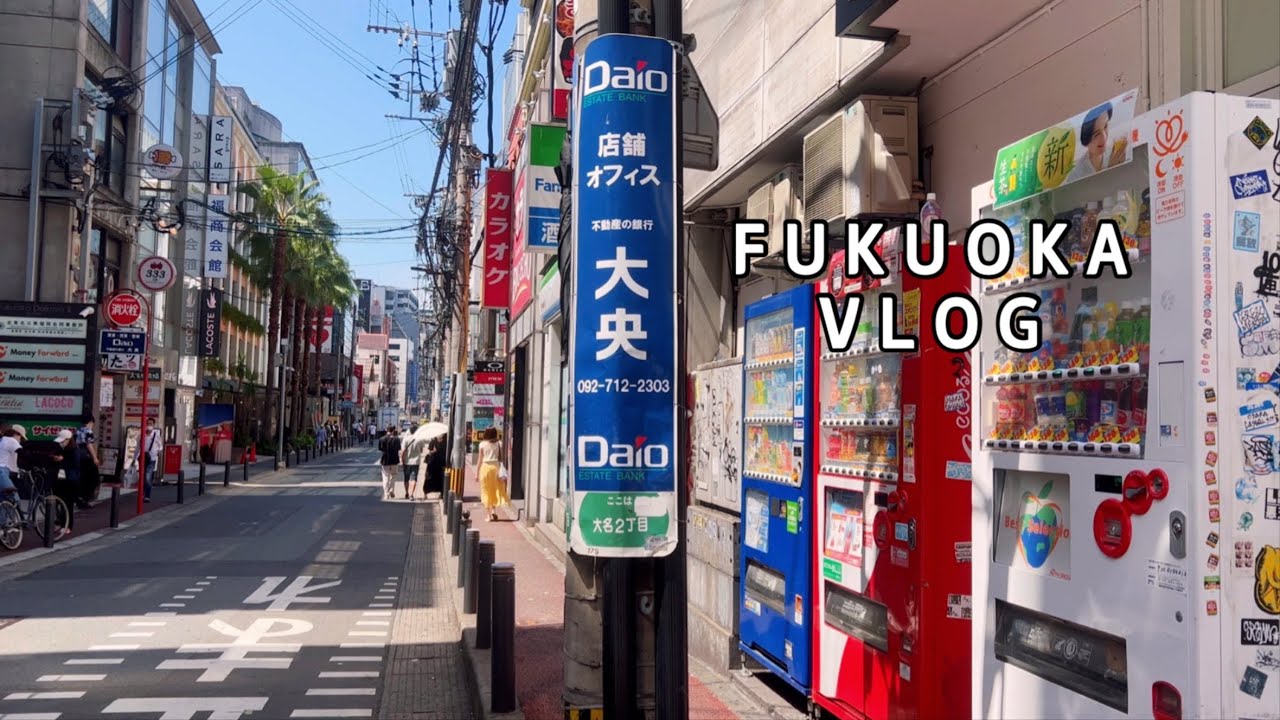 [후쿠오카 브이로그]텐진 맛집 덴푸라 히라오, 네네치킨🍤나카스 강력추천 코스 유람선✨각종페스티벌 구경한 일본일상