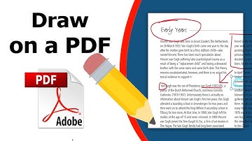 How to draw on a pdf using Adobe Acrobat Pro