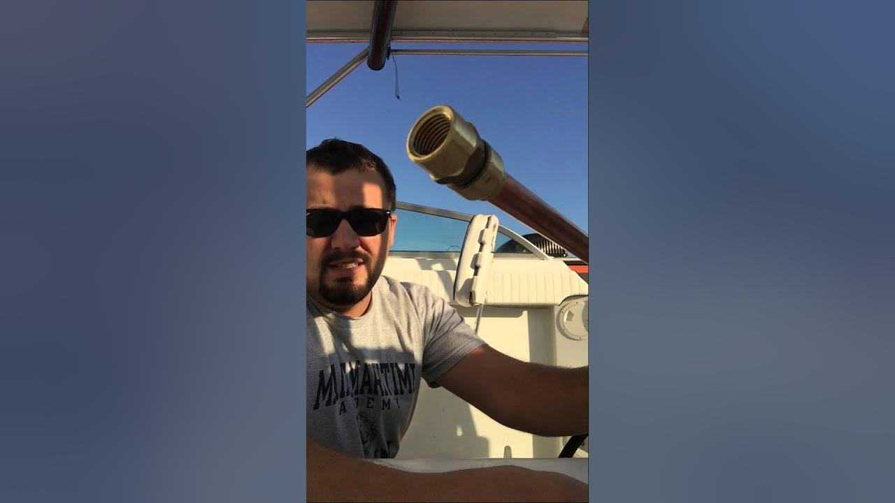 How to clean your boat fuel tank part 1 - YouTube