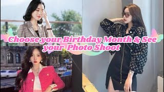 Choose your Birthday Month & see your Modern Photo Shoot | Fantasy Collection |