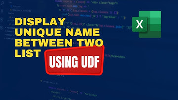 Rumus Excel Menampilkan Data Unik Antara Dua Kolom