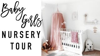 Baby Girl Nursery Tour | CLOUD/STAR THEMED NURSERY