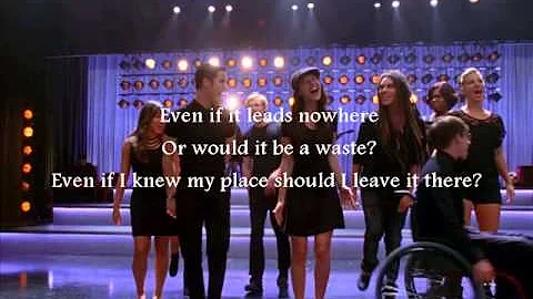 Glee - Chasing Pavements