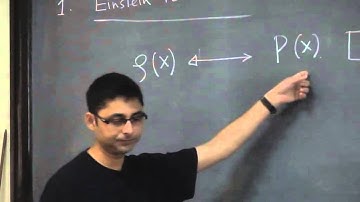 Stochastic processes by S  Sabhapandit Lec 3, Part 1