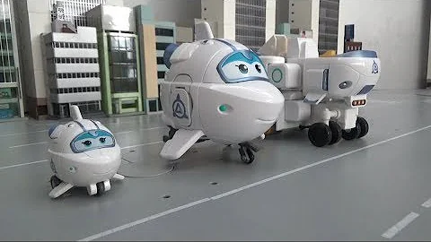 Super Wings White Airplane Robot Toys 슈퍼윙스 흰색 비행기 로봇 장난감