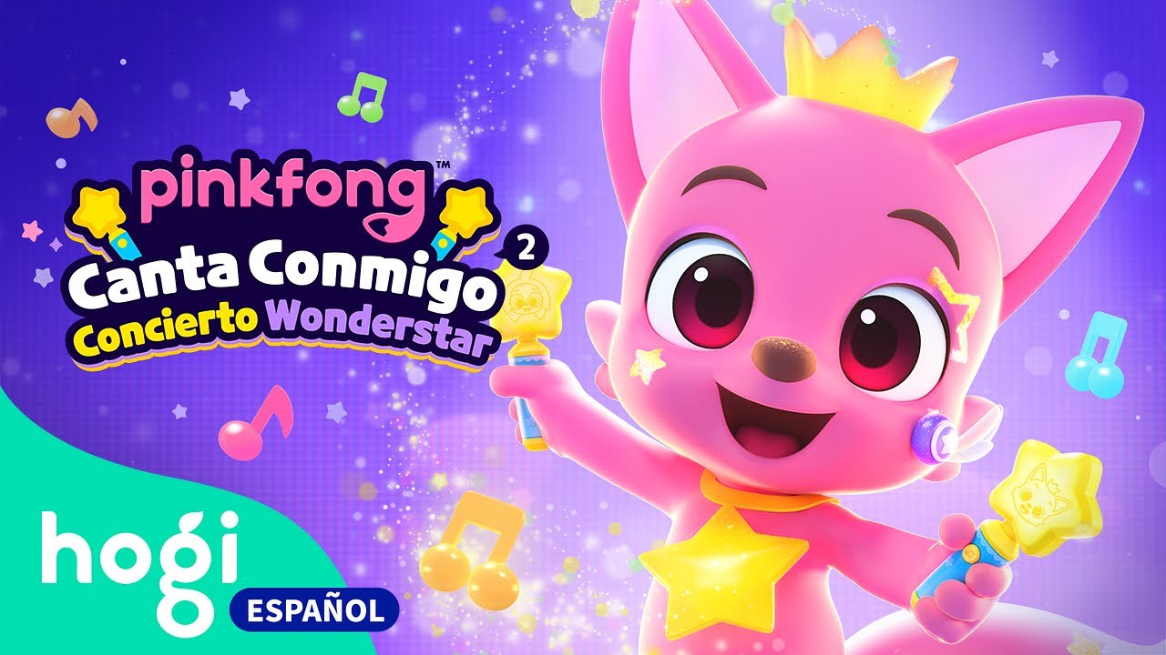 🎤Pinkfong Canta Conmigo 2: Concierto Wonderstar🌟 | Dibujo Animado para Niños | Hogi en español