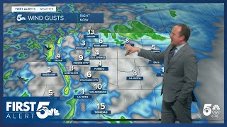 Warm before the storm on Monday ahead of rain and snow on Tuesday