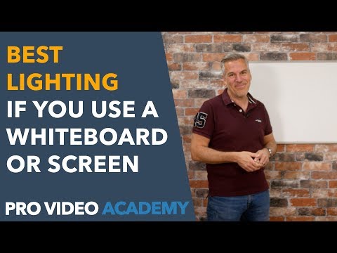Best Lighting If You Use A Whiteboard Or Screen
