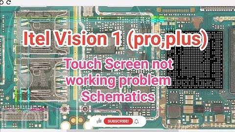 Itel Vision 1 (pro,plus) Touch Screen not working problem Schematics | Created By SDN_creative