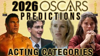 2026 Oscar Predictions - ACTING Categories - August Pre-Festival Edition