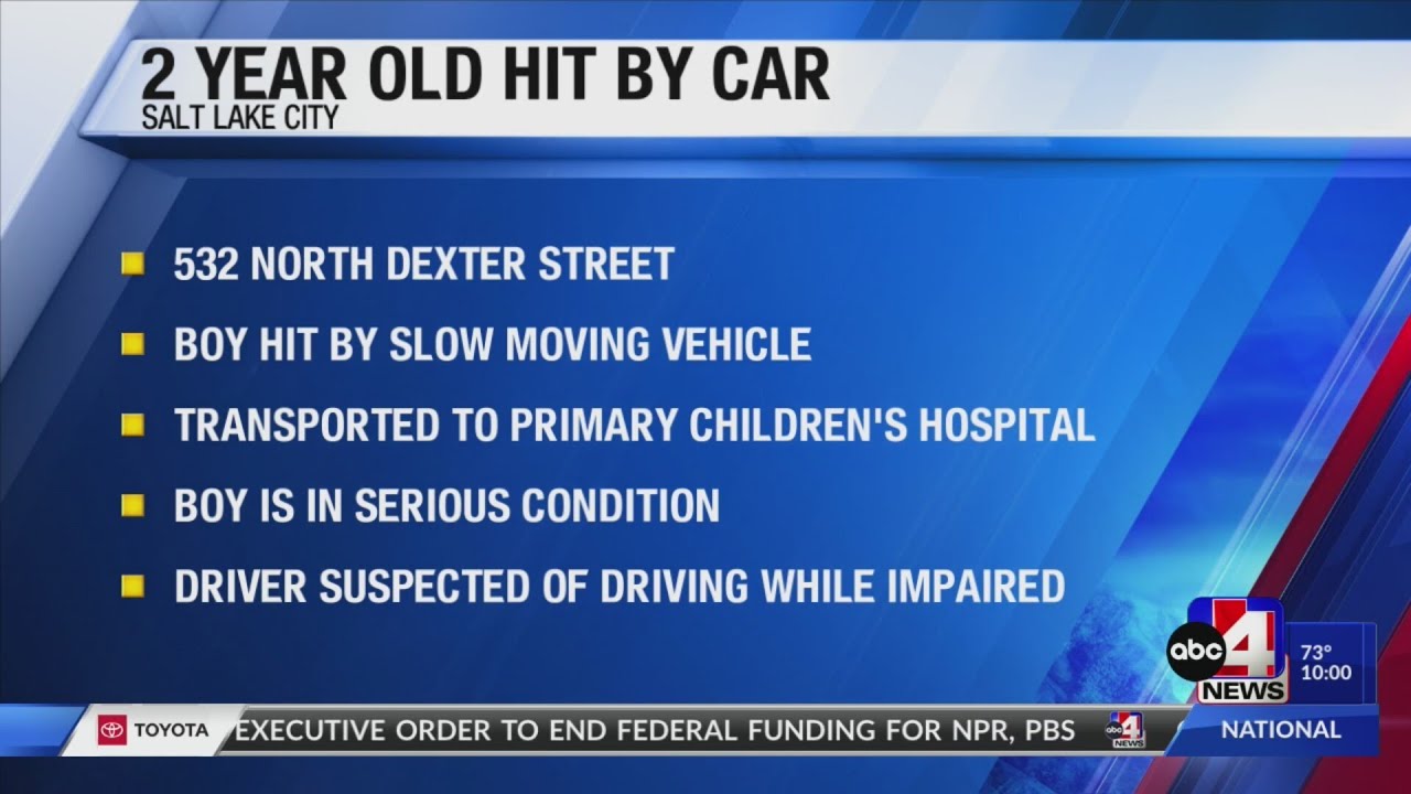 2-year-old taken to hospital in serious condition after being hit by ...