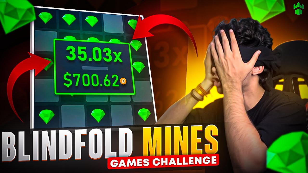 PLAYING GAMES BLINDFOLDED🔥| 