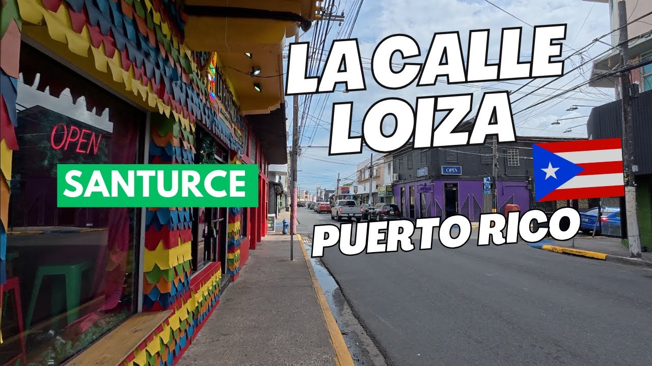Caminé  La Calle Loiza y Llegué hasta Ocean Park  4K