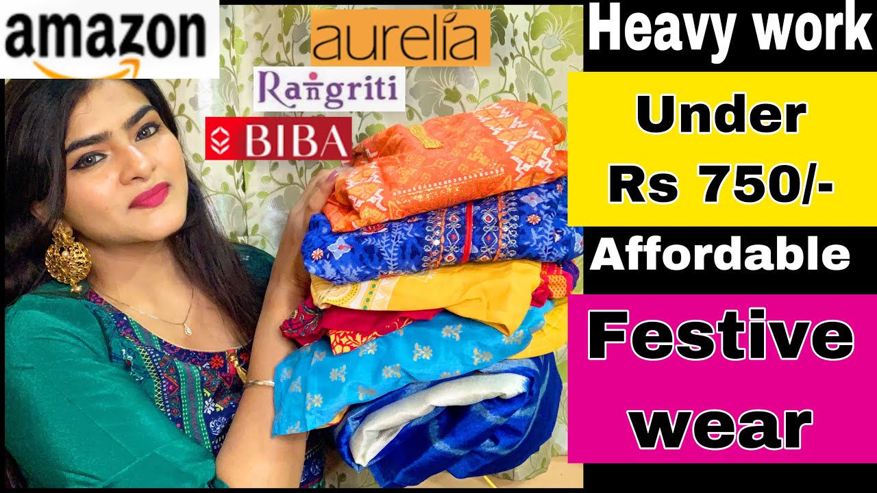 Amazon FESTIVE kurtis haul | GREAT INDIAN FESTIVAL SALE | Amazon Heavy