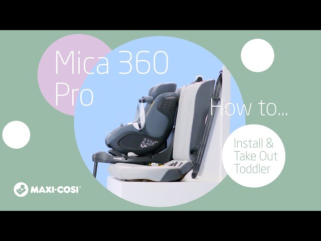 How to install and take your toddler out of the Maxi-Cosi Mica 360 Pro 