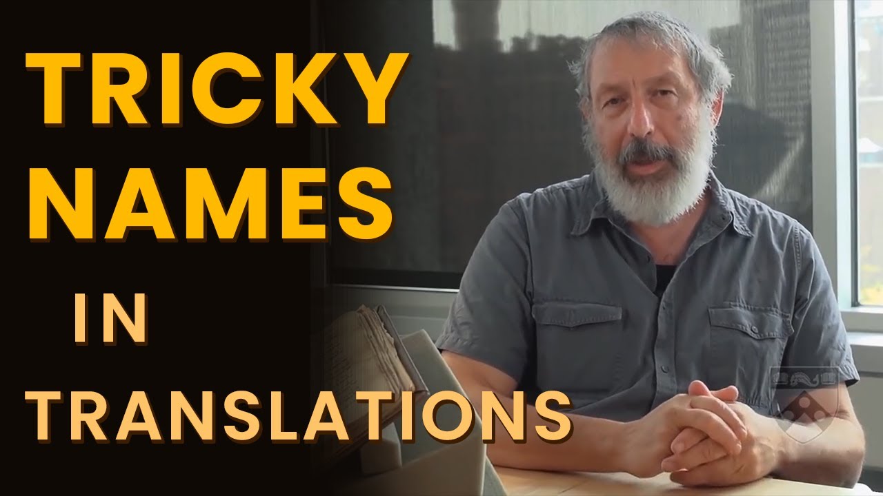 Tricky Names in Translations - YouTube