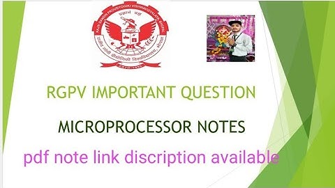 MICROPROCESSOR SHORT NOTES ALL UNITS AND PDF LINK  GIVEN DISCRIPTION